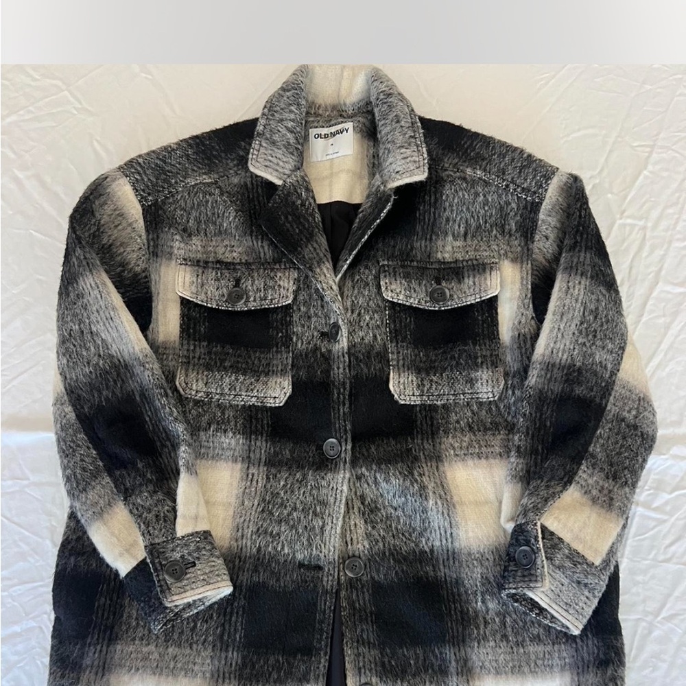 Old Navy Black and White Jacket